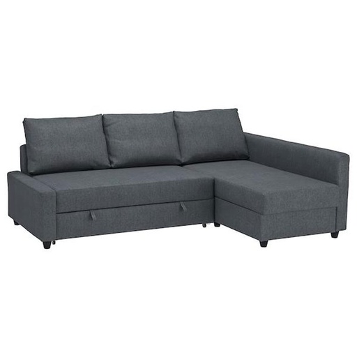 FRIHETEN Corner Sofa-Bed with Storage, Hyllie Dark Grey