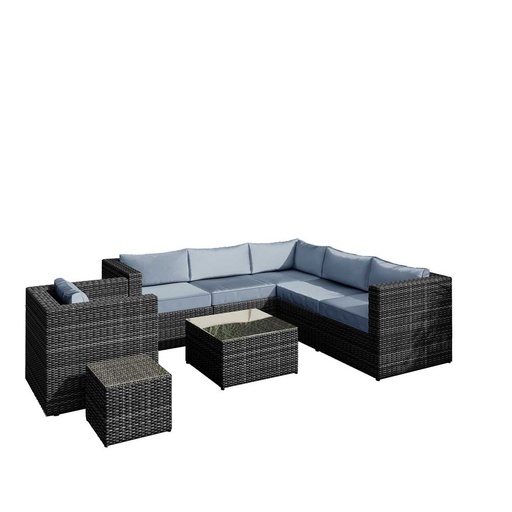 HOUSTON Outdoor Sofa Set,Mix Grey