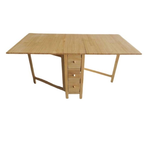 PASO Gateleg Table, Solid Pine