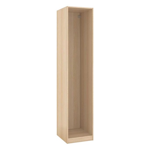 IKEA PAX Wardrobe Frame, White Stained Oak Effect, 50X58X236 cm