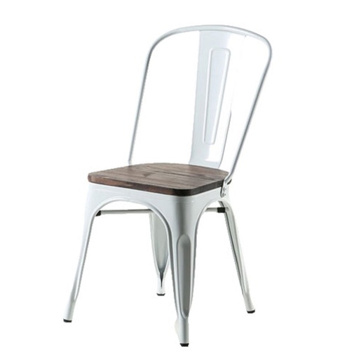 MOSCOW WHITE DINING CHAIR X 4PCS