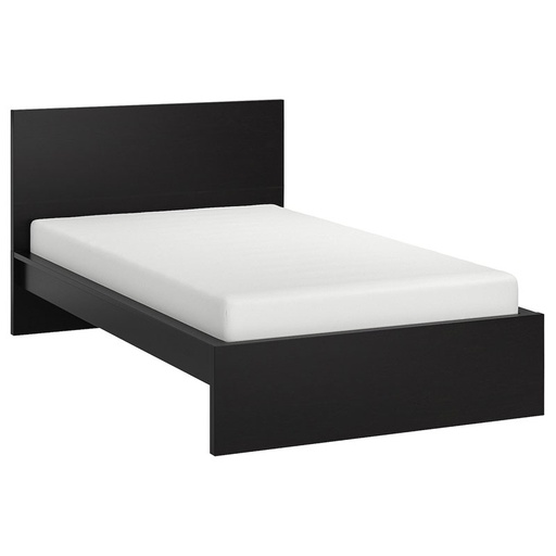 IKEA Malm bed frame, high, black-brown, 120 x 200 cm WITHOUT BASE