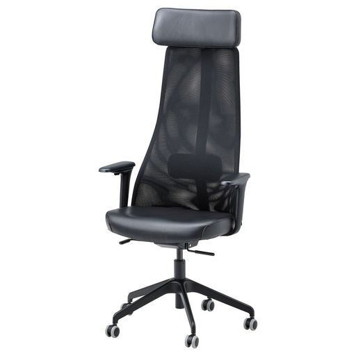 Jarvfjallet Office Chair with Armrests,Glose Black