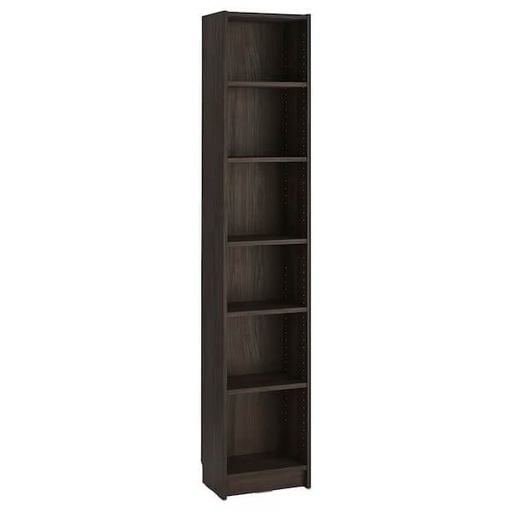 BILLY bookcase dark brown oak effect 40x28x202 cm