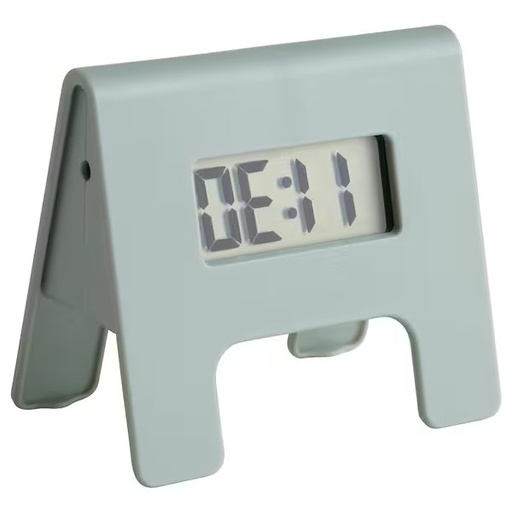 KUPONG alarm clock green 4x6 cm
