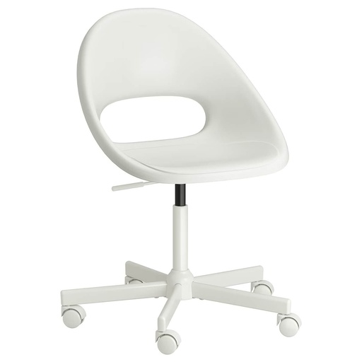 LOBERGET / MALSKAR swivel chair white