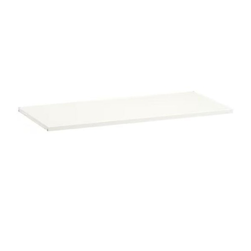 BOAXEL shelf metal white 80x40 cm