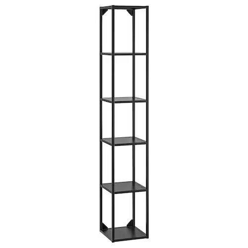 IKEA ENHET high fr w shelves anthracite 30x30x180 cm