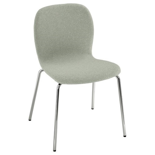 KARLPETTER chair Gunnared light green/Sefast chrome-plated