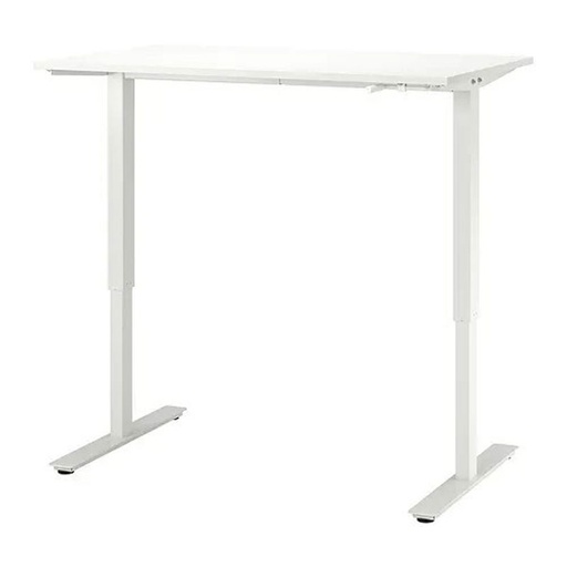 IKEA TROTTEN desk sit/stand white 120x70 cm