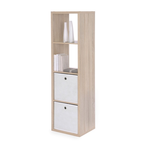 Wuppertal Shelving unit column with 4 cubes