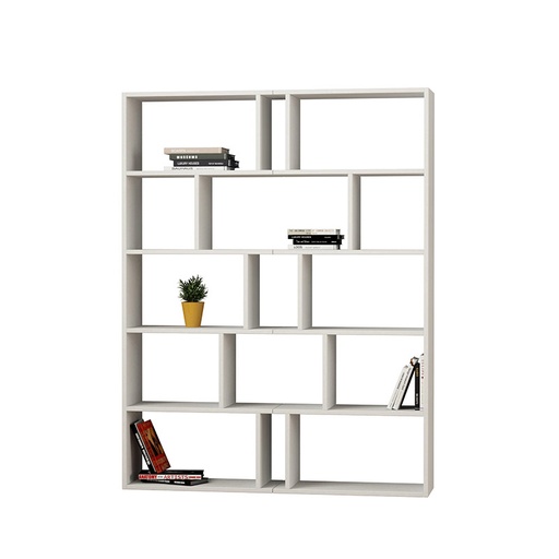 Karabuk Bookcase Set Of 2 - White - White