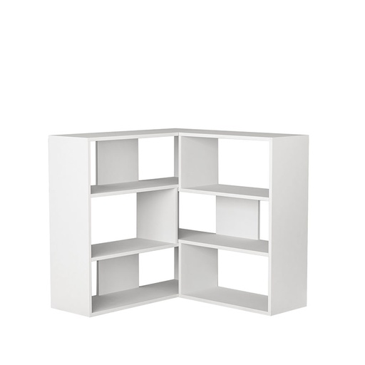 Sakarya Bookcase No.3 - White - White