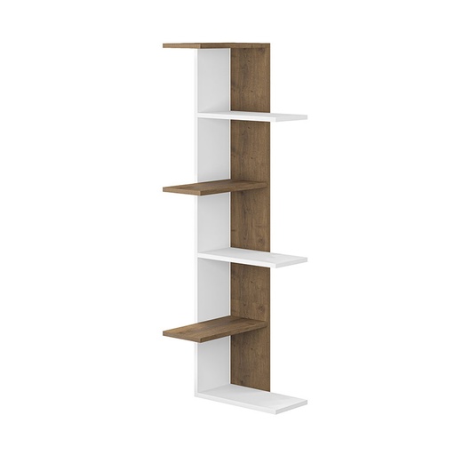 Karasu Corner Bookcase - White - Hitit