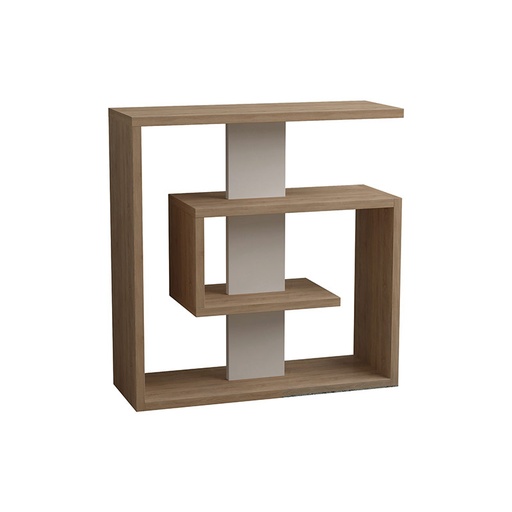 Bandırma Side Table - Oak - White