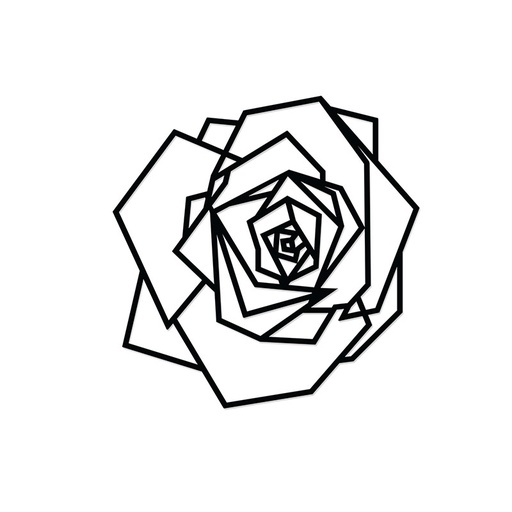 Didim Wall Art No:51 Wild Rose