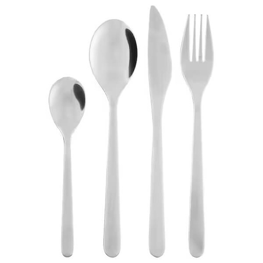FORNUFT 24-Piece Cutlery Set, Stainless Steel