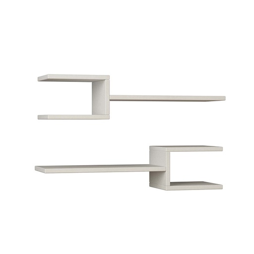 Dilovası Fork Shelf Set - White