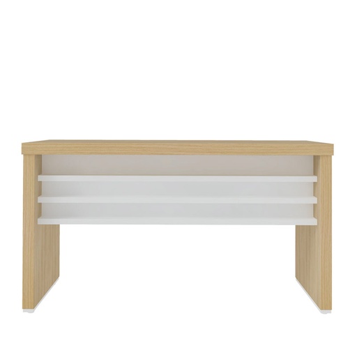  Alvorada 1400 Desk - Light Oak/ White