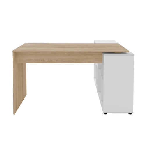  Hortolandia Desk - Light Oak/ White