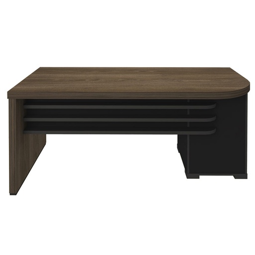  Alvorada Desk With Drawers II LE 1775x805 - Charuto/ Black  