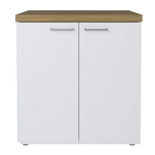  Castanhal Cabinet with 2 Doors - Elm/ White