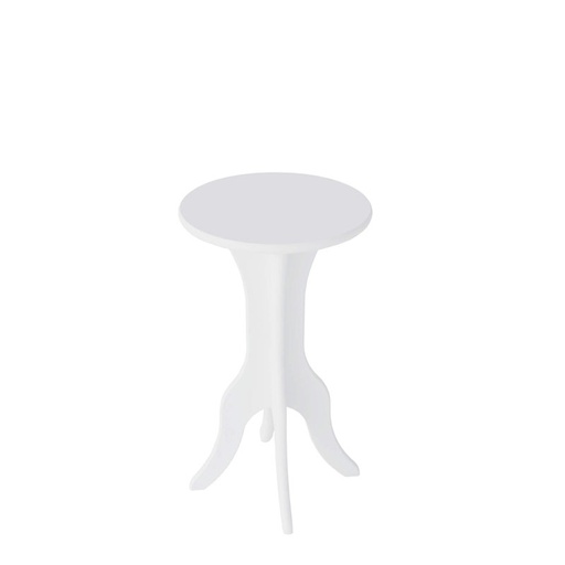 Diadema End Table - White