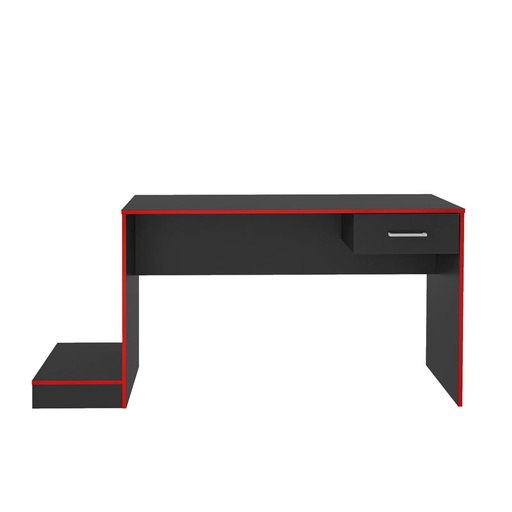 Limeira Desk - Black/ Red