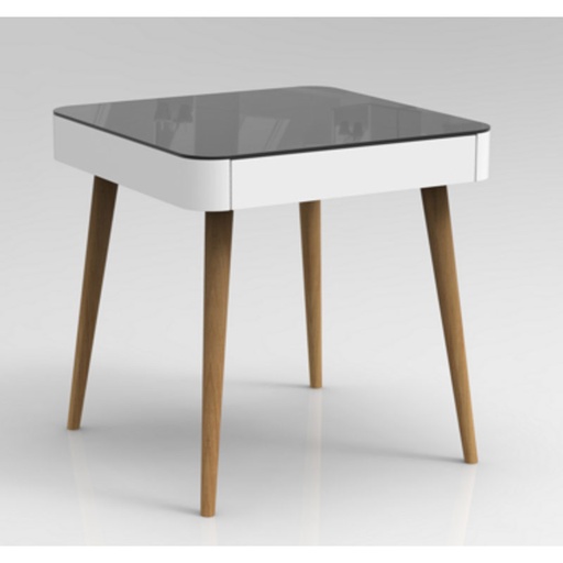 Neuilly 15mm MDF E1 with 5mm grey glass table top;