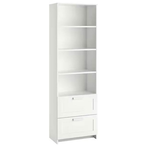BRIMNES Bookcase, White,60X190 cm