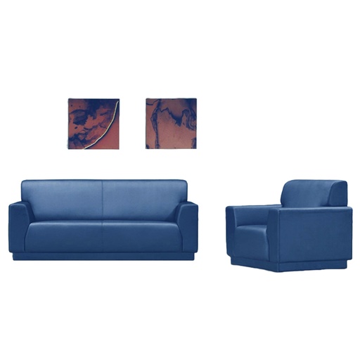 GILL 3 Seats Vegan Leather Sofa