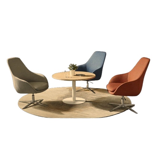 AUBRI H-5280-1 conventional Vegan Leather Chair
