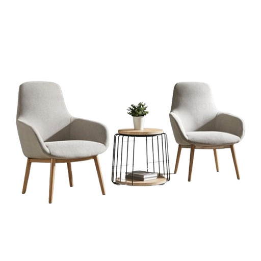CAGE H-5281 conventional Vegan Leather Armchair
