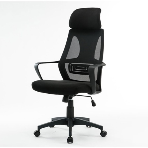 Mitsuke Swivel office chair with mesh back fabric seat 
