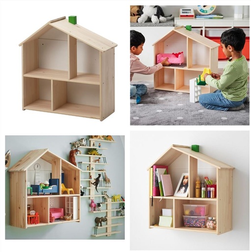 IKEA FLISAT doll’s house/wall shelf