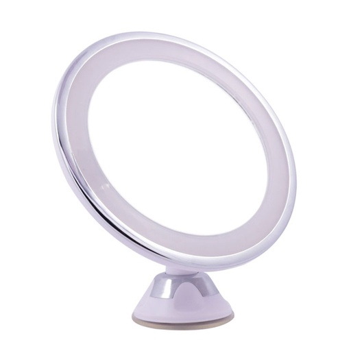 KOLT Battery lighted magnfiying suction cup mirror